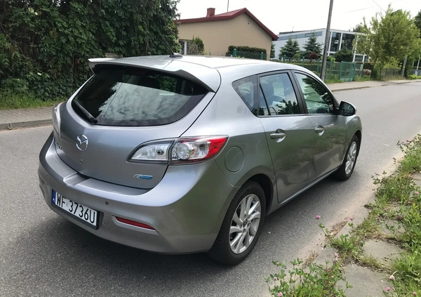Mazda 3 cena 33900 przebieg: 115244, rok produkcji 2013 z Warszawa małe 211